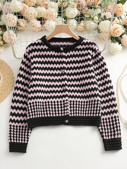 GlowEve 休闲宽松前开襟长袖女式开衫