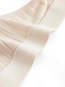 Ocili Women's Comfortable Cotton Rib Knit Bra - Khaki - View 8