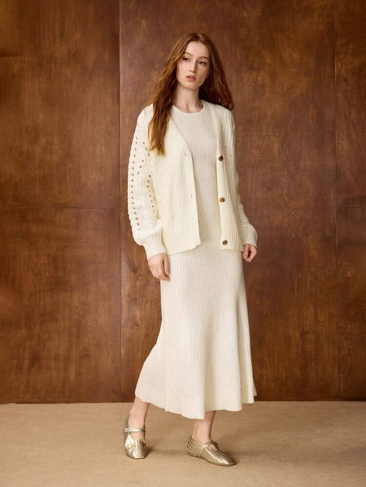 CHAMPAGNE BRAID TEXTURE ADJUSTABLE BUCKLE MARY JANE FLAT SHOES SPRING SHOES