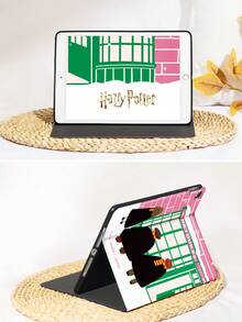HARRY POTTER X SHEIN Cute Magical Figure Graphic Shockproof And Fashionable Pad Case, Halloween And Christmas Gift,Compatible With Samsung Galaxy Tab,IPad 10th Generation,IPad 7th/8th/9th Generation (10.2-Inch) - Multicolor - View 5
