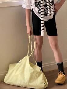 Dazy Kids 少女秋季打底裤 - 黑色 - 查看 5