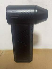 便携式暴力涡轮小风扇吹尘机，手持式，可用于除尘，吹雪，吹碳，烧烤，碳点火，户外点火，多功能户外使用，适用于电脑及配件，吹风机 - 黑色 - 查看 7