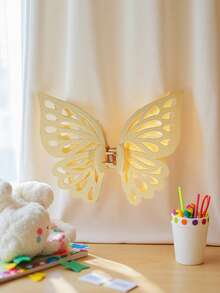 Joivida 1pc Butterfly Shape Curtain - Home Living Room Bedroom Room Curtain Fixer, Bedroom And Living Room Decor Accessory, Home Decor Good Bow Curtain,Christmas, Valentine's Day - Multicolor - View 6