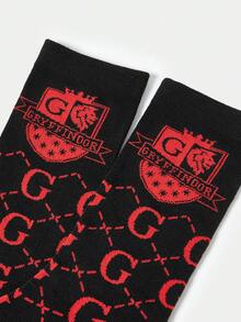 HARRY POTTER X SHEIN Women Crew Socks - Multicolor - View 3