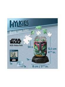 Hylkies #20 Star Wars Boba Fett 54 Piece Jigsaw Puzzle Age 8 Years+ 12008007 - Multicolor - View 3