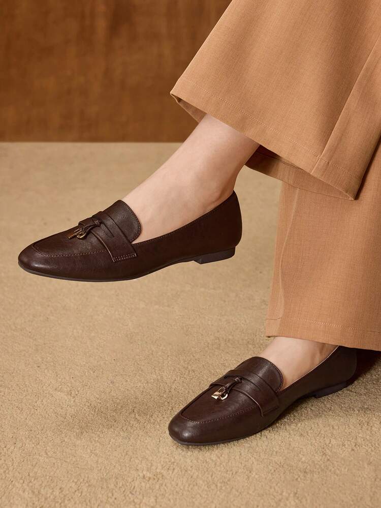 WOMEN'S RETRO FRINGE DECOR FLAT LOAFERS FOR CHRISTMAS SPRING SHOES