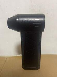 便携式暴力涡轮小风扇吹尘机，手持式，可用于除尘，吹雪，吹碳，烧烤，碳点火，户外点火，多功能户外使用，适用于电脑及配件，吹风机 - 黑色 - 查看 8