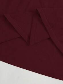 SHEIN Maternity Lace Patchwork A-Line Knit Long Sleeve Sweater Dress, Casual Daily Wear