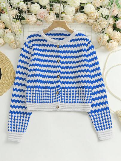 GlowEve Casual Loose Front Button Long Sleeve Women Cardigans