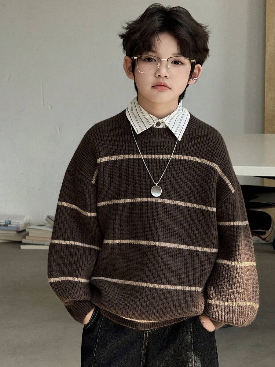 DAZY 大码男童毛衣，秋季款