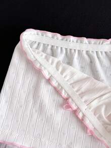 PetitDoll Quần lót nữ thường ngày, đồ lót ngọt ngào và dễ thương - trắng - Xem 4