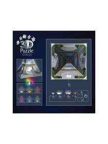 Ravensburger Eiffel Tower Light Up 3D Puzzle 216 Piece Jigsaw Puzzle Age 8 Years+ 12008024 - Multicolor - View 7