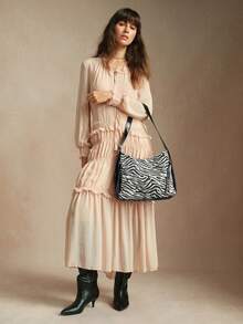 SHECARRY Women Bag - 斑馬紋 - 查看 6