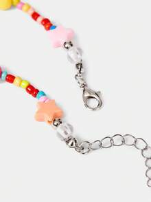 THE POWERPUFF GIRLS X SHEIN 女士串珠项链 - 彩色 - 查看 4