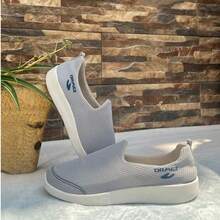 Women Walking Shoes - Light Grey - View 2