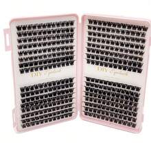 1 cụm mi, 384 sợi mi riêng lẻ, sách hướng dẫn nối mi tự làm, nối mi D Curl Lash Clusters tại nhà, cụm mi, cụm mi, lông mi riêng lẻ, lông mi, lông mi giả - Nhiều màu - Xem 6