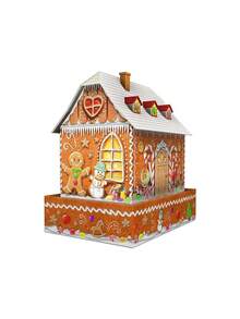Ravensburger Gingerbread House 216 Piece Jigsaw Puzzle Age 8 Years+ 11237 - Multicolor - View 2