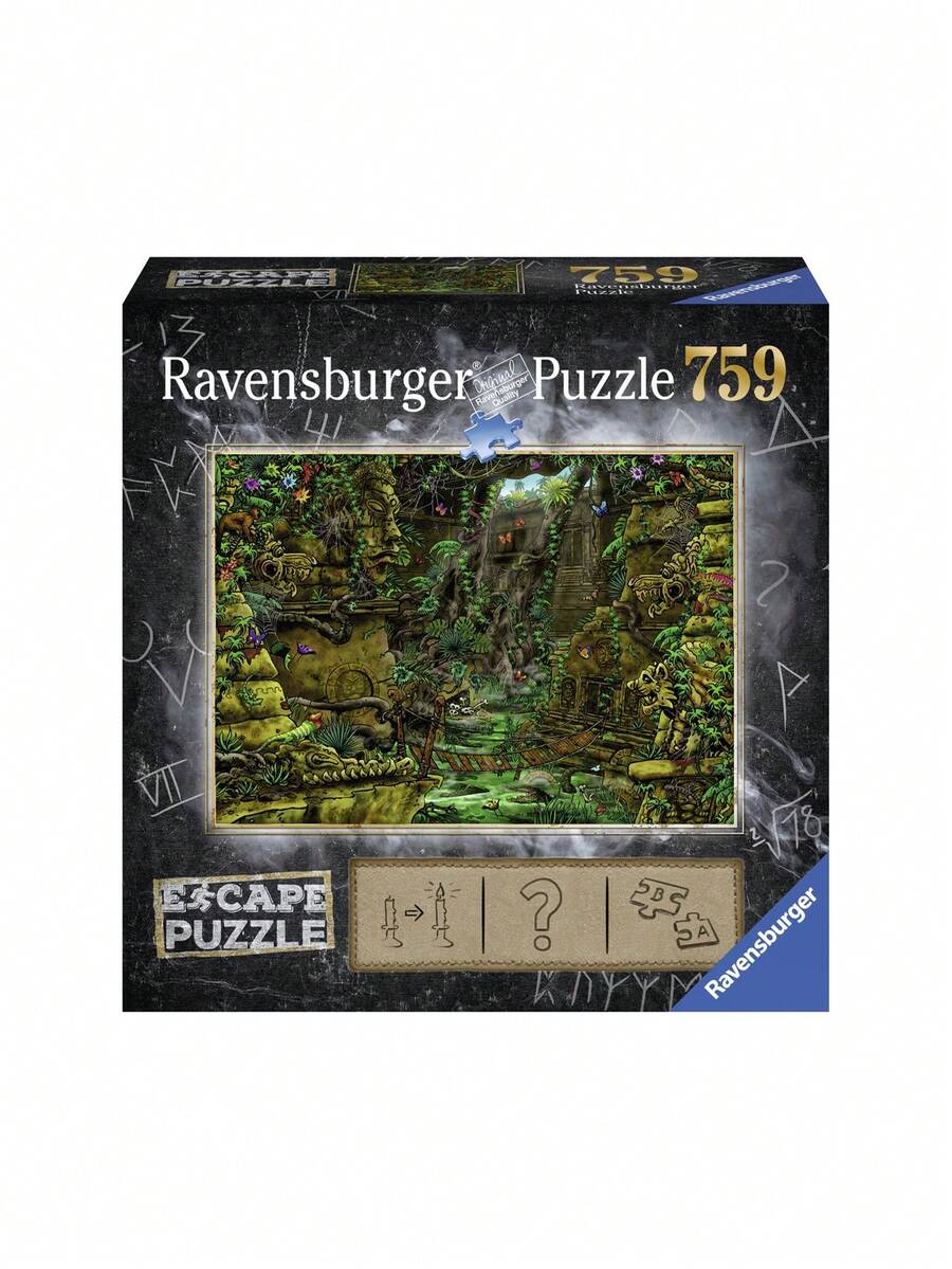 Ravensburger Exit Temple Of Angkor Wat 759 Pieces Adults Puzzles 12 Years+ 19957 - Multicolor - View 1
