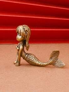 1件黄铜仿狐狸摆件，金属工艺微景观装饰品，生日礼物，毕业礼物 - 彩色 - 查看 9