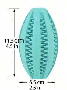Pet Dog Chew Toys Teeth Cleaning Snack Ball Pet Dog Toy Ball Natural Rubber Super Tough Interactive Bouncy Pet Supplies - Multicolor - View 11