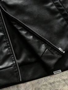 AXEPEAK Áo khoác dài tay có khóa kéo thoải mái ngoài trời dành cho nam cỡ lớn - màu đen - Xem 5