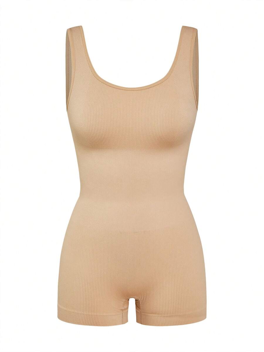 SHAPORA 1 قطعة بدلة نسائية مريحة وسلسة وصديقة للبشرة - لون مشمشي - مشاهدة 1