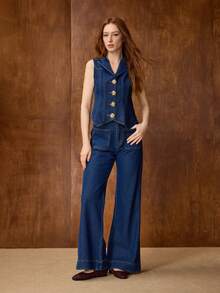 MOTF 舒适简约百搭女士平底鞋 - 咖啡棕 - 查看 5