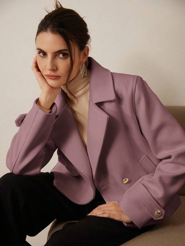 Aveloria Modichic Abrigos largos de mujer de unicolor casual