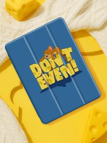 Tom and Jerry Artist x SHEIN 1pc Cute And Creative Cartoon Collaboration, High-End Texture, Simple, Fully Transparent, Shockproof And Fashionable Pad Case. Halloween And Christmas Gift, Compatible With IPad 10th Generation/IPad 7th/8th/9th Generation (10.2-Inch)/IPad Air 5 / Air 4 10.9 Inch,IPad (A16) 11 Inch 11th Generation 2025