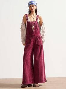 Bohemela 波西米亚风休闲纯色宽松连体裤，适合冬季、圣诞节和新年穿着。