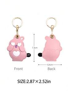 POKOJA LAND Kawaii Capybara Card Keychain, Viral Animal Cardholder Key Ring With Lanyard, Cute Gift For Friends - Multicolor - View 6