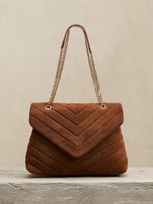 SHECARRY Shoulder Bag, Suitable For Commute, Office, And Teachers - 咖啡 - 查看 2