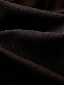 Franclia Chaqueta regular de invierno de mujer de unicolor, de manga larga y con botones delanteros, versátil y de moda - Marrón - Ver 3