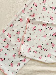 SHEIN 2件套女童长袖碎花上衣和碎花长裤，加大码 - 彩色 - 查看 5