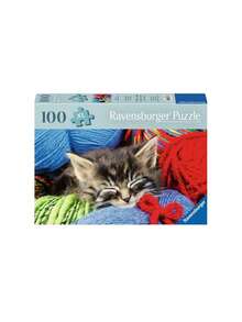 Ravensburger Wool Cat 100 Pieces Adults Puzzles 9 Years+ 12001363 - Multicolor - View 1