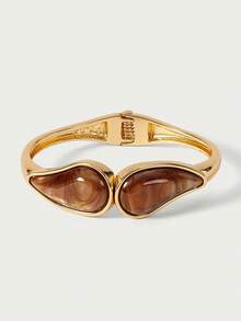 Glisma 女士手镯、服饰、哥特风、复古风、串珠、西式珠宝、金属质感、宝石、送给妈妈/女士/女孩/母亲的礼物、高级、复古、十字架、夏季/海滩/舞会/多层/宝石/串珠/水晶、吊坠/粗犷 - 金黃色 - 查看 4