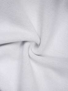 SHEIN LUNE 大码纯色保暖内衬休闲高领T恤，秋冬季 - 摩卡棕 - 查看 11