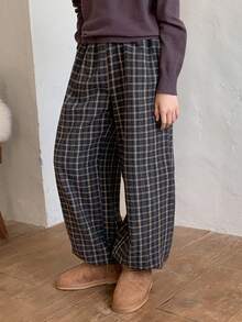 DAZY Tween Girls Woven Plaid Pants - Multicolor - View 6