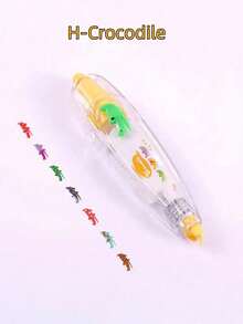 1 pezzo Nastro correttore meccanico casuale e carino stile Kawaii, ottimo per decorare diari e forniture scolastiche