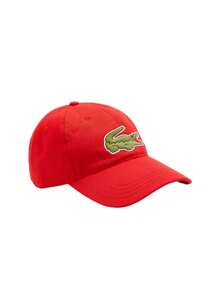 Adjustable Organic Cotton Twill Unisex Cap Red - Red - View 4