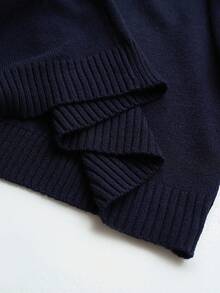 RONVEXI Men's Striped Pattern Crew Neck Long Sleeve Casual Sweater, Autumn/Winter - Multicolor - View 8