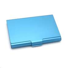 1pc Creative Business Card Box, Aluminum Alloy Business Card Box, Business Card Holder, Business Card Holder, Business Card Holder, Card Storage, Business Card Storage, Credit Card Case, Wallet, Home Storage Box, Office Supplies And Office Storage. - Multicolor - View 16