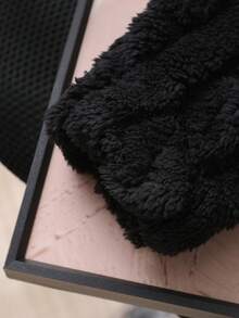 Elladie kids Young Girl' Casual Apricot Fluffy Short Jacket, Zipper Front, Heart Pattern Fleece Cute Hooded Cardigan For Autumn/Winter