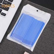 50/100pcs Nano Cleaning Swabs, Ultra Fine Makeup Remover Sticks For Eye Makeup, Contouring, Eyeliner, Lips And Skin Cleansing - Multicolor - View 30