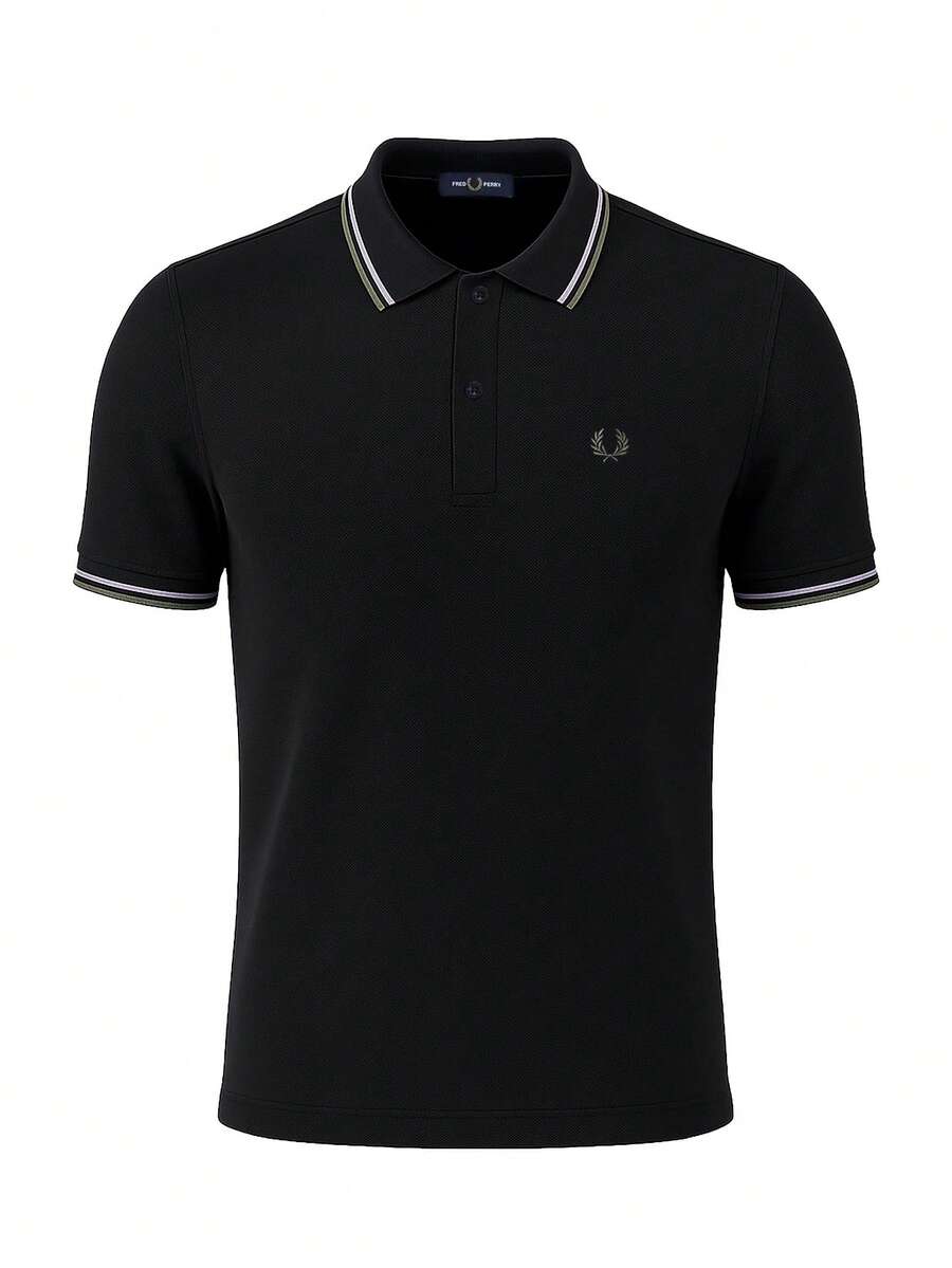 Fred Perry Men's Polo Shirts Black - Black - View 1
