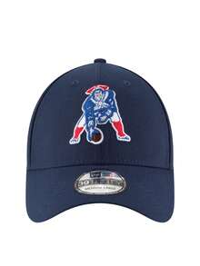 New England Patriots Throwback Logo Team Classic Flex Men's Cap Navy - Blue - View 2