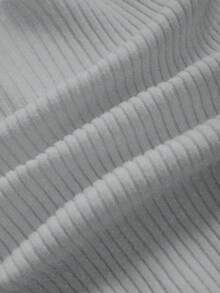Franclia New Elegant V-Neck Design Solid Color Pullover Sweater For Women, Versatile For Autumn - Light Grey - View 6