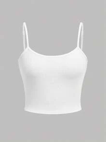 SHEIN Girlism Bộ 3 món áo nỉ in chữ thời trang đường phố cho bé gái tuổi teen, áo ba lỗ và quần dài, xuân/đông - Màu Xám nhạt - Xem 12