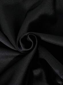 Sparklyn 3件套休闲时尚舒适运动户外拉链印花针织宽松外套家居服套装，粉色纯色，适合青少年 - 黑色 - 查看 6