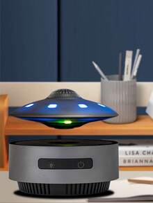 Teckwe UFO Magnetic Levitation Bluetooth Speaker Premium Magnetic Levitation UFO Speaker Bluetooth-Connected Black Tech, Elegant Desktop Ornament Black Tech Magnetic Levitation Bluetooth Speaker UFO-Shaped Desktop Decoration, High-End Texture & Clear Audio Gift-Grade UFO Magnetic Levitation Speaker - European regulations - View 5